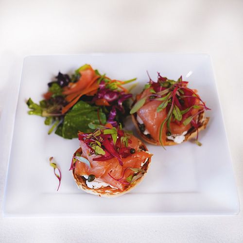 bagel and lox served at Perch + Plow in Santa Rosa